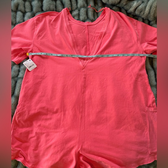 FREE PEOPLE HOT SHOT TEE ROMPER - Picture 8 of 9